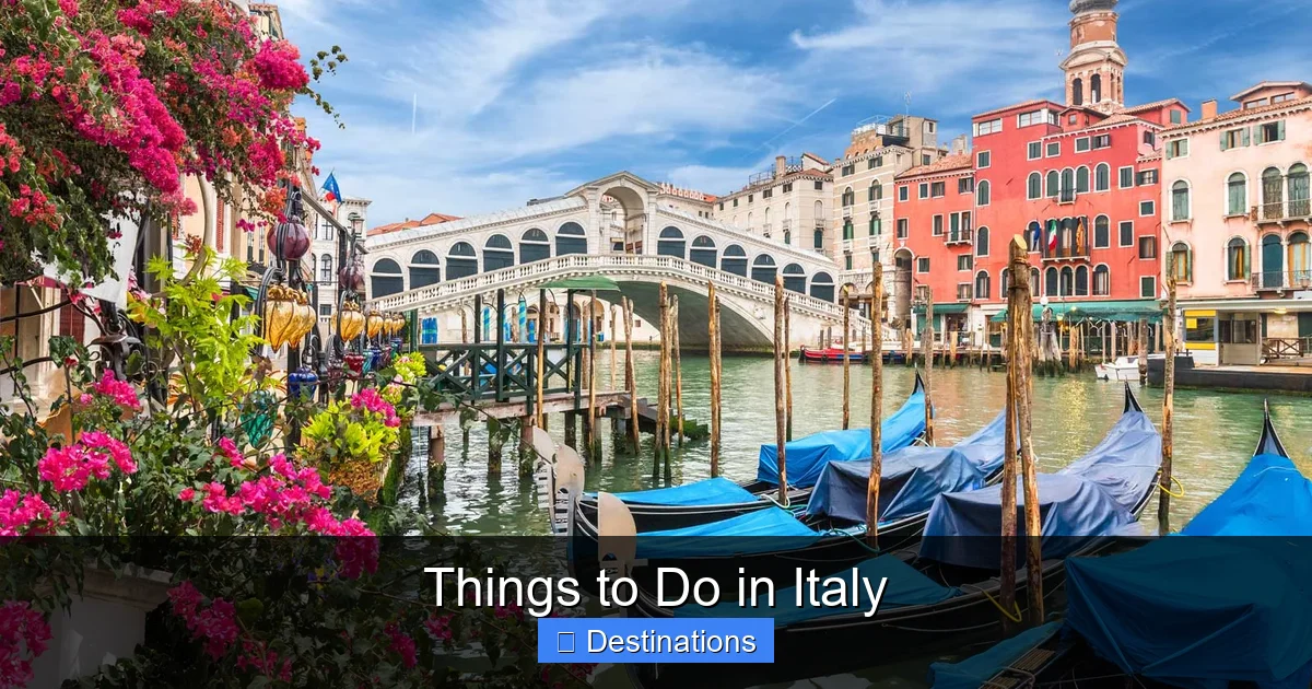 Things to Do in Italy