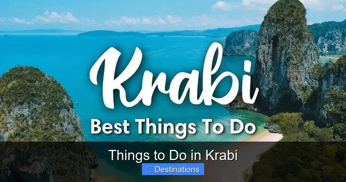 Things to Do in Krabi