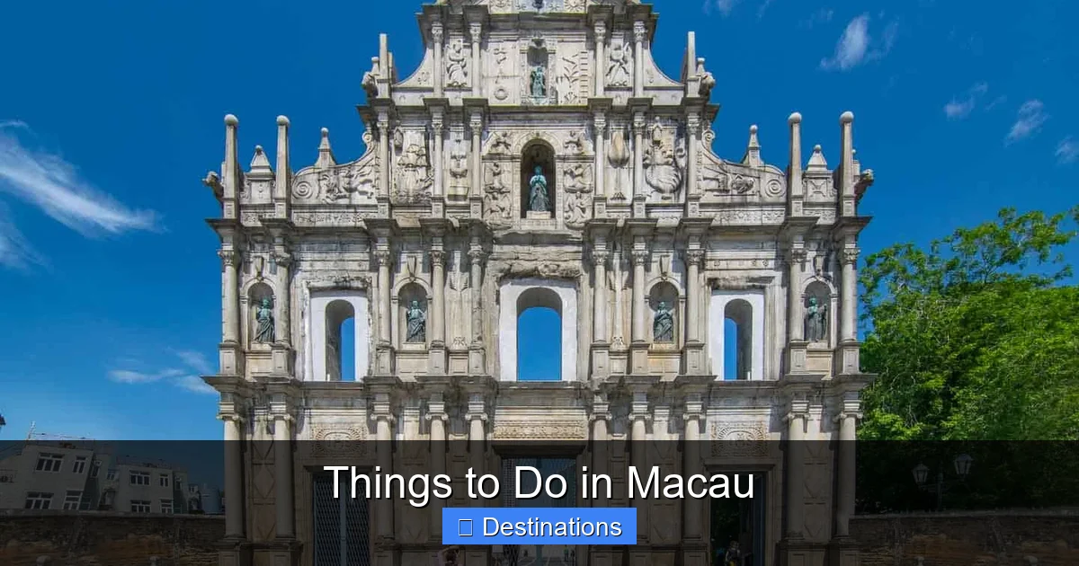 Things to Do in Macau