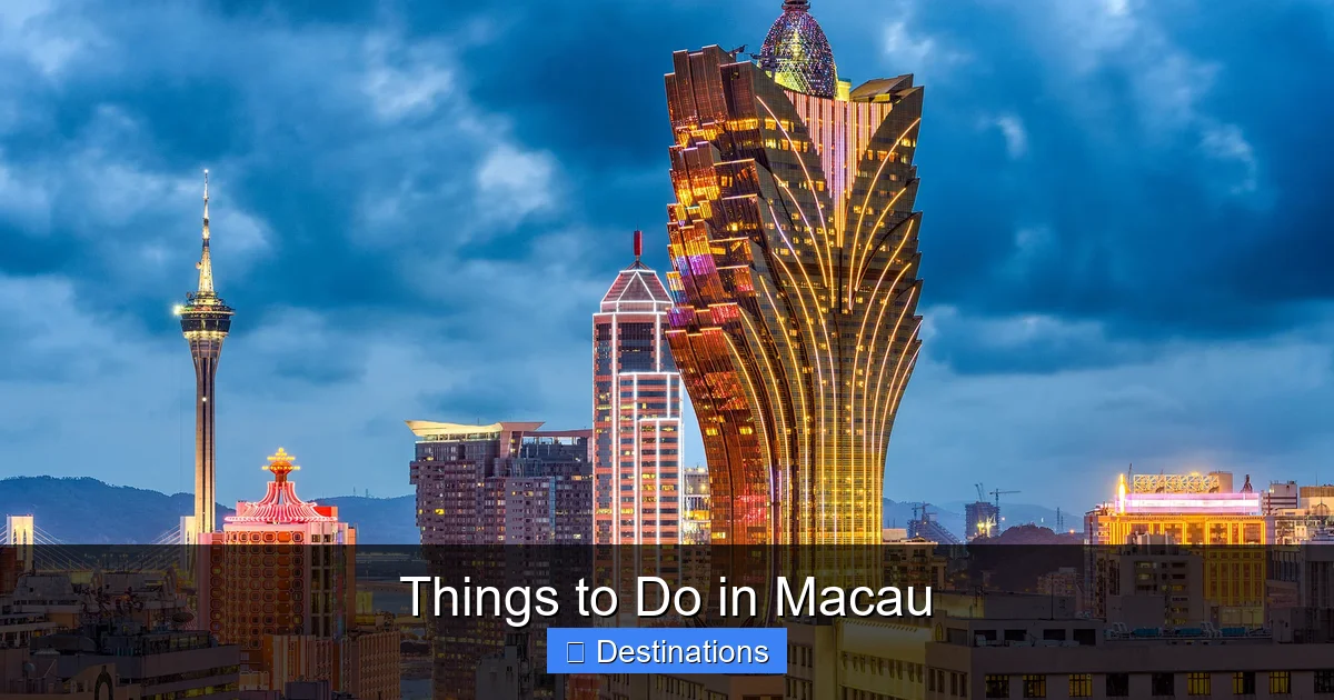 Things to Do in Macau