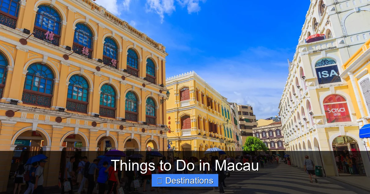 Things to Do in Macau