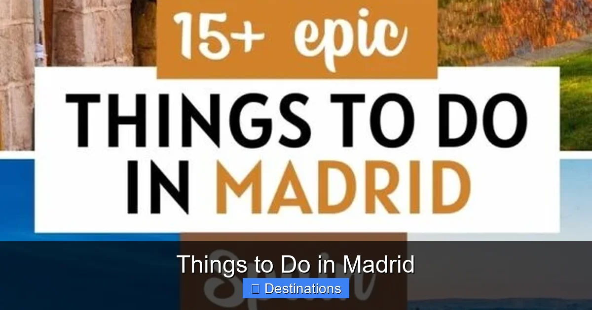 Things to Do in Madrid