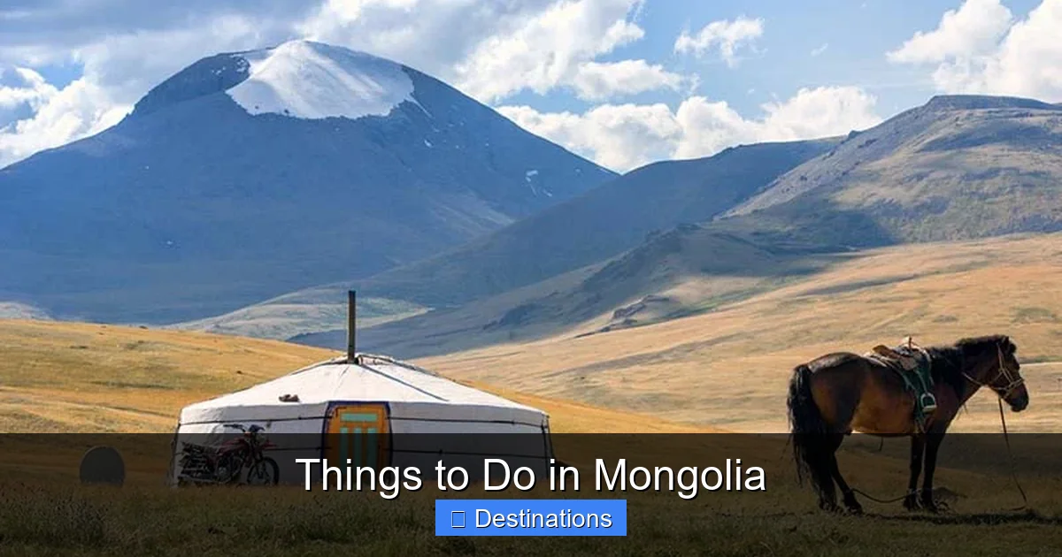 Things to Do in Mongolia