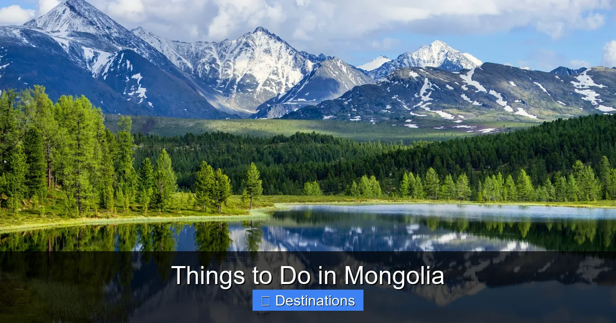 Things to Do in Mongolia