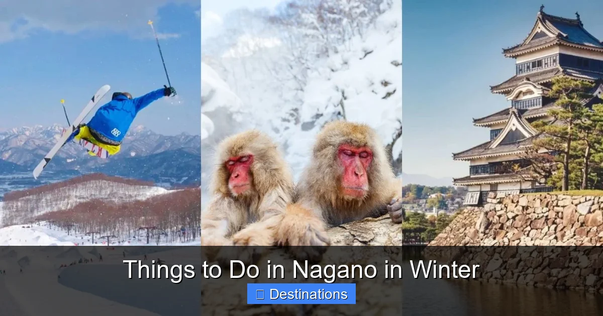 Things to Do in Nagano in Winter