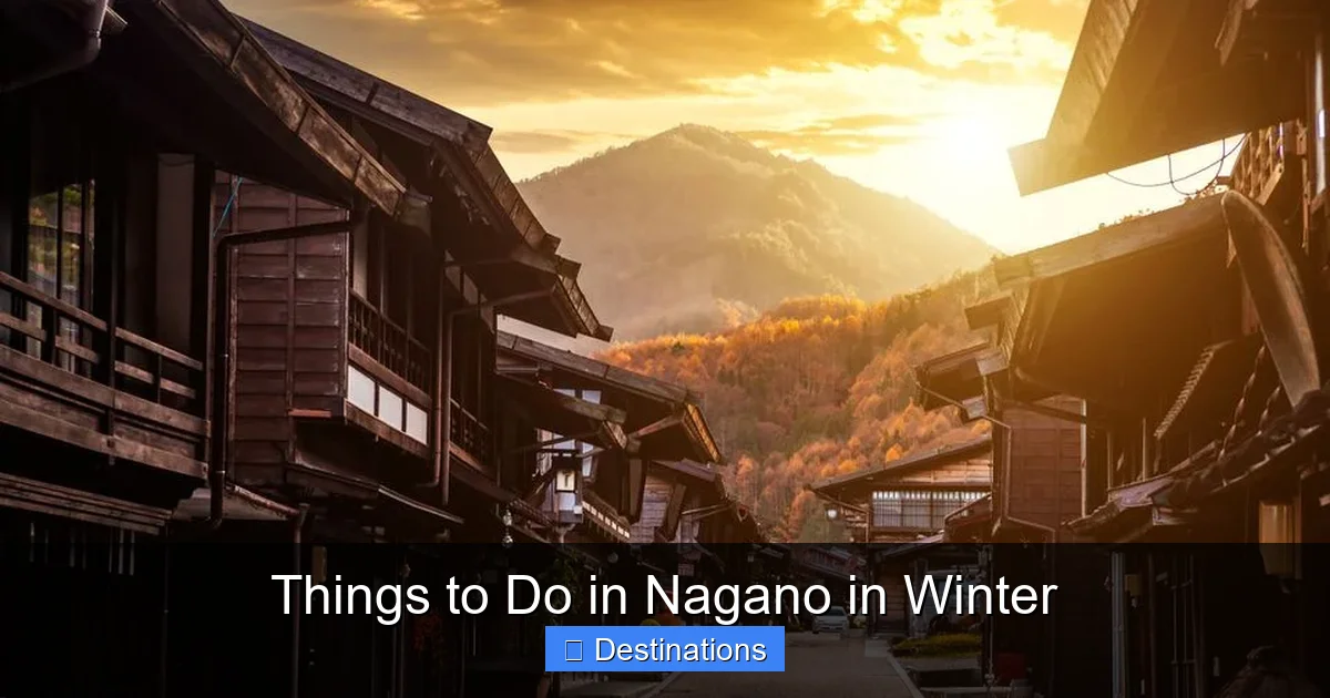 Things to Do in Nagano in Winter