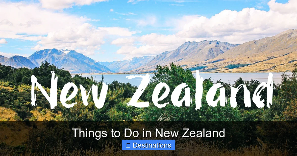 Things to Do in New Zealand