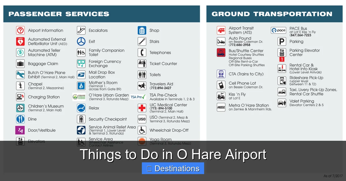 Things to Do in O Hare Airport
