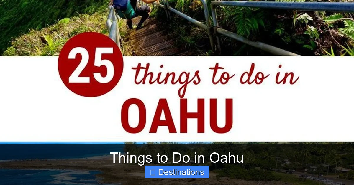 Things to Do in Oahu