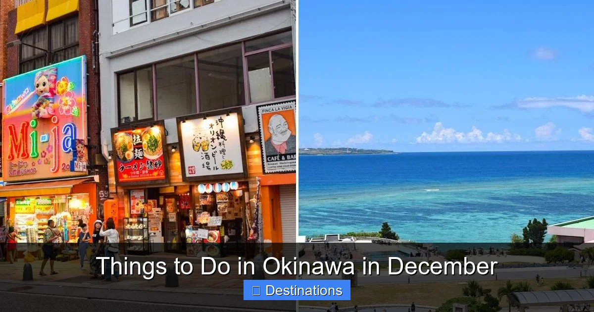 Things to Do in Okinawa in December