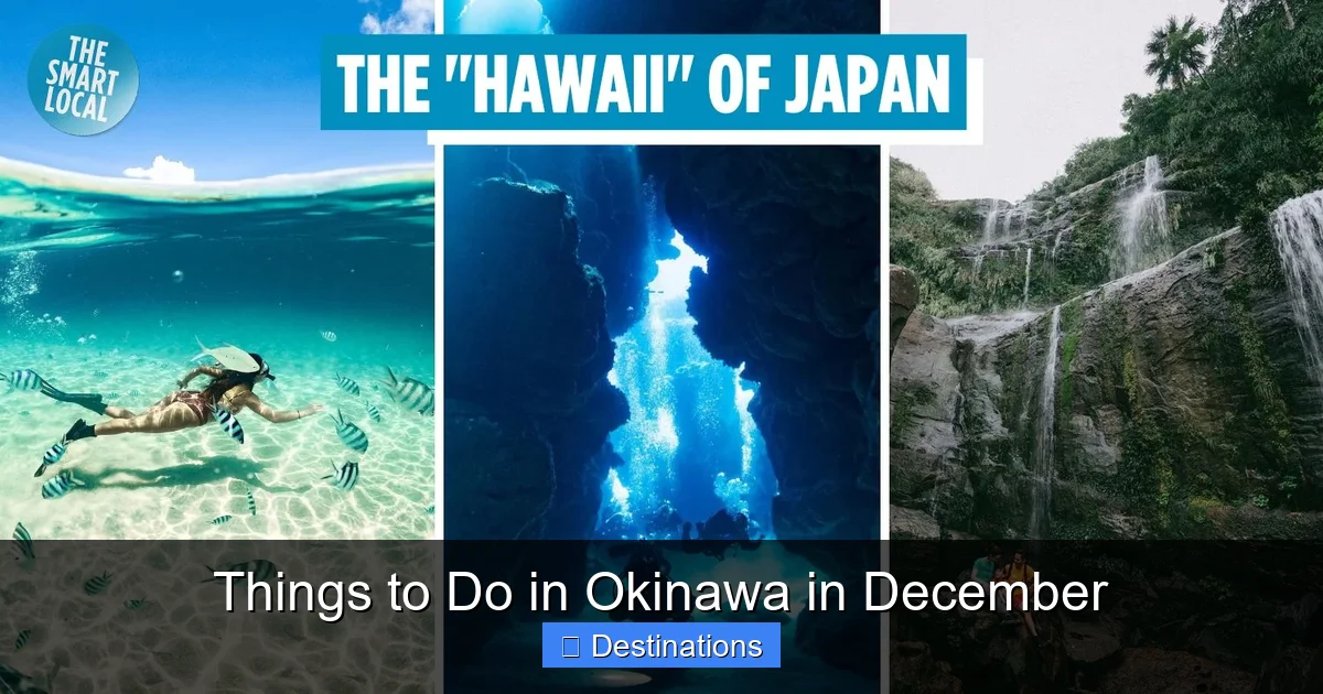 Things to Do in Okinawa in December