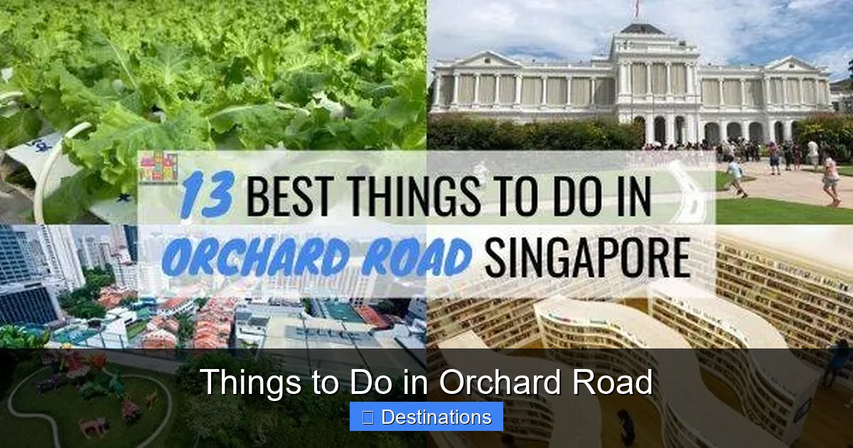 Things to Do in Orchard Road