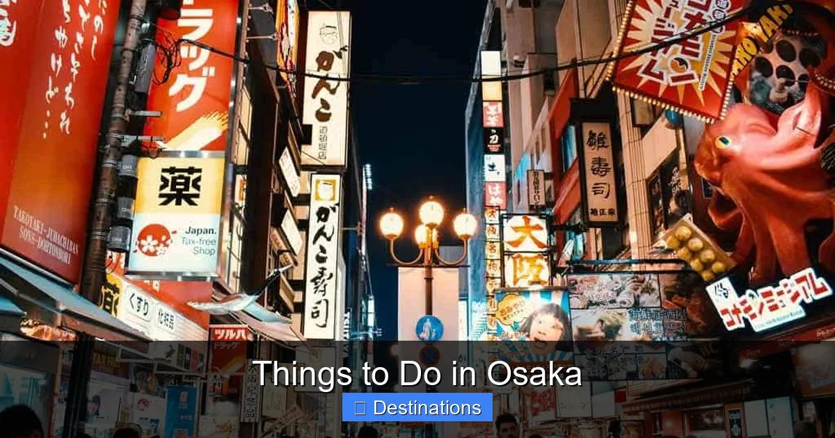 Things to Do in Osaka