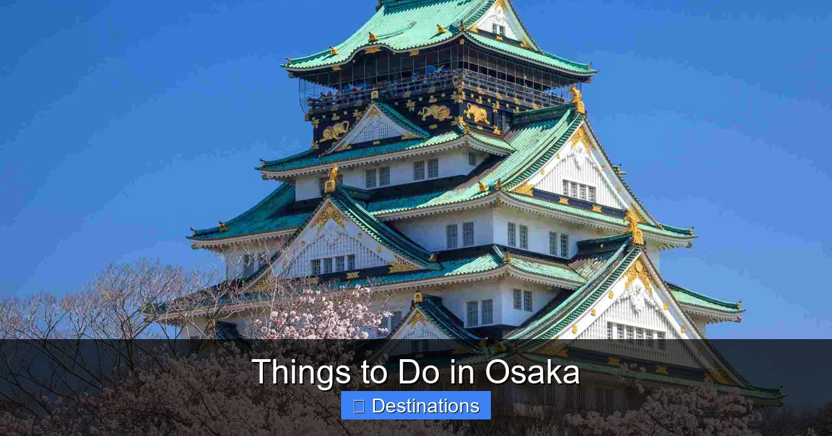 Things to Do in Osaka