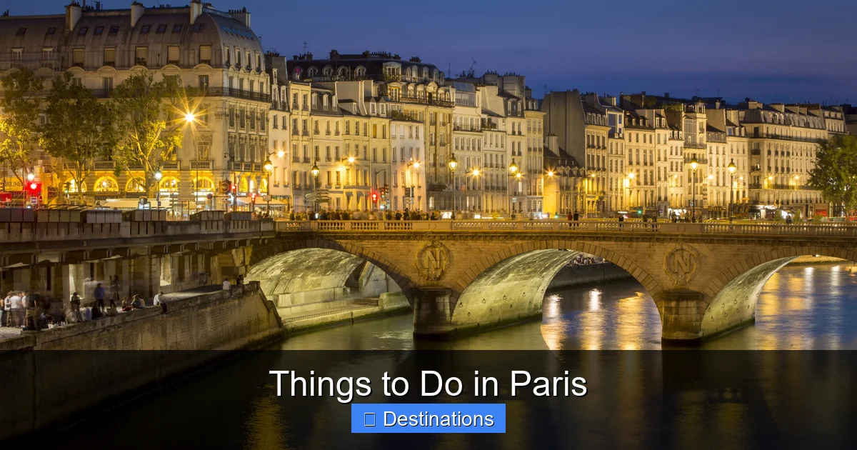 Things to Do in Paris