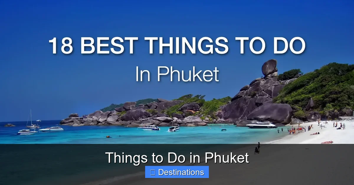 Things to Do in Phuket