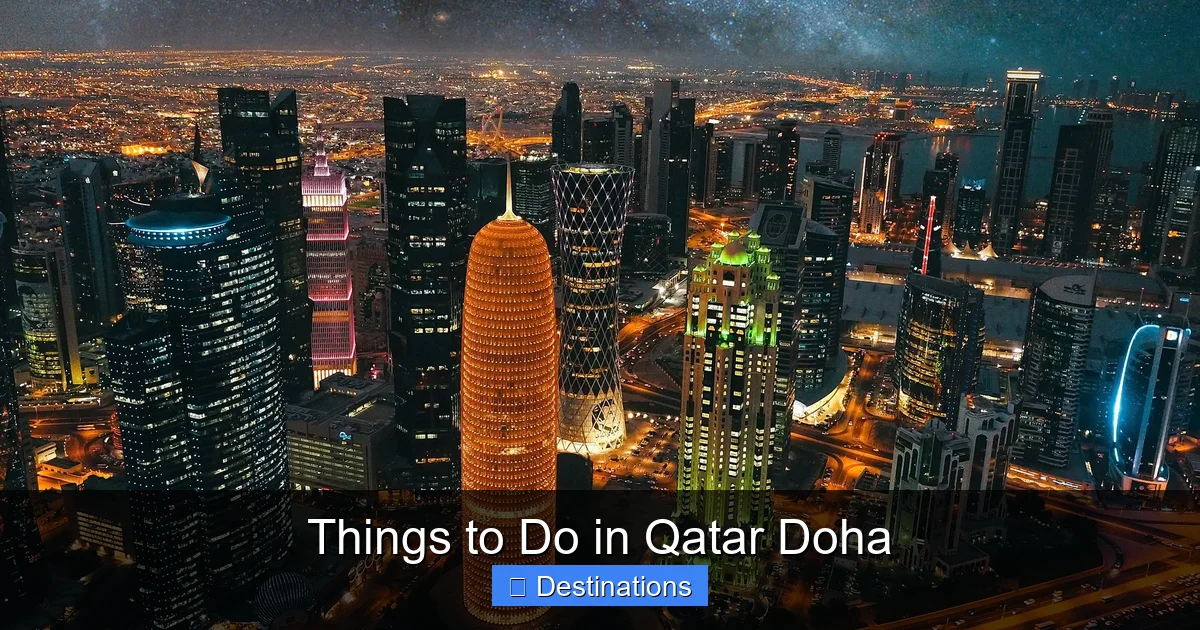 Things to Do in Qatar Doha