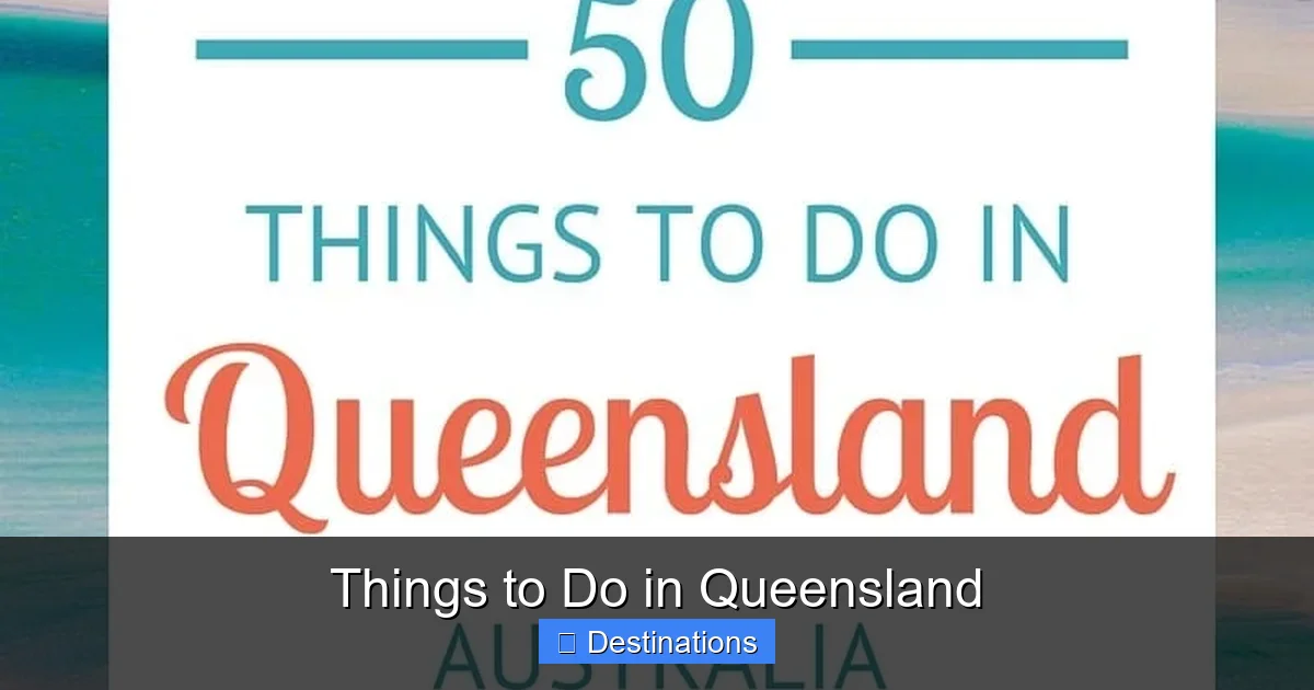 Things to Do in Queensland