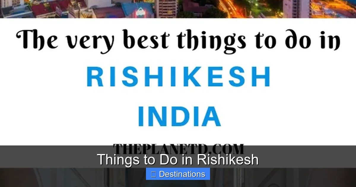 Things to Do in Rishikesh
