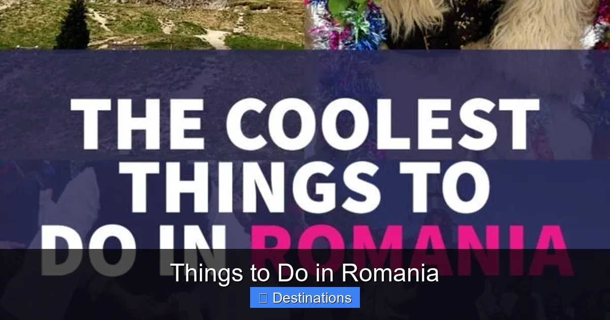 Things to Do in Romania