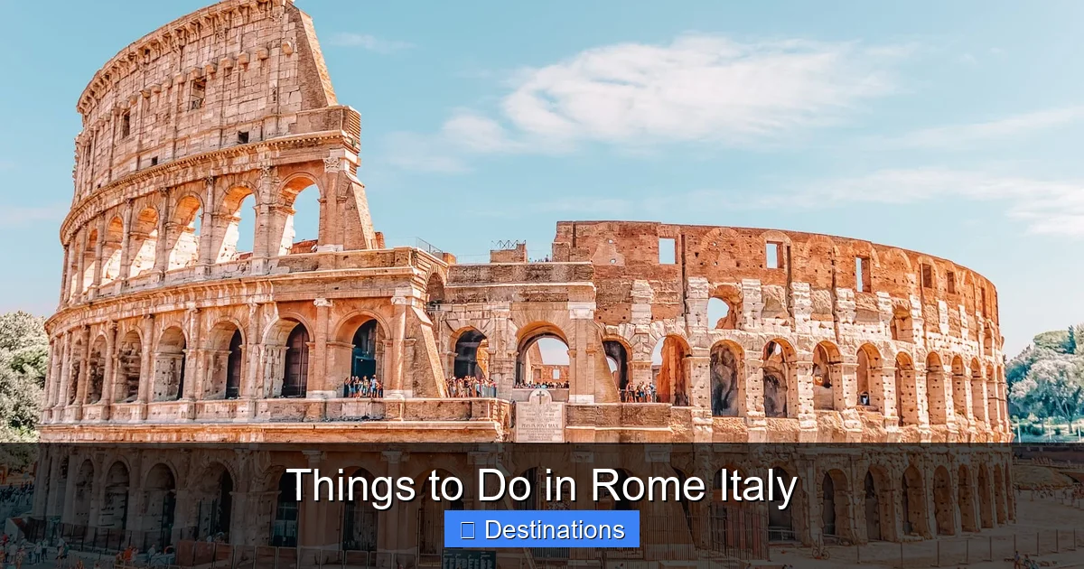 Things to Do in Rome Italy