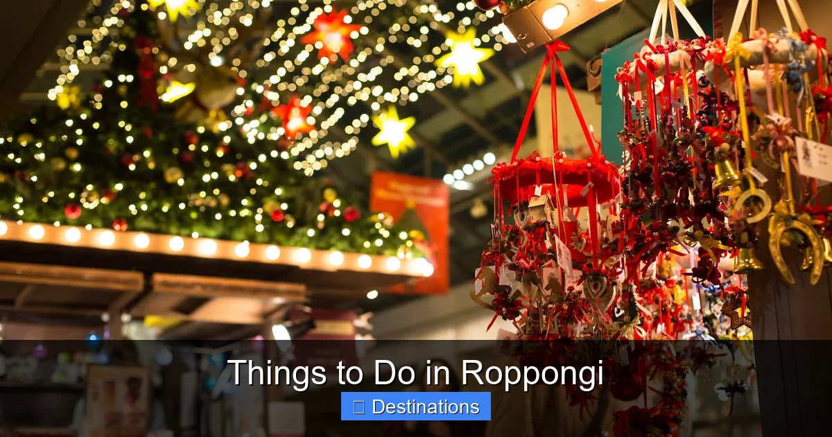 Things to Do in Roppongi