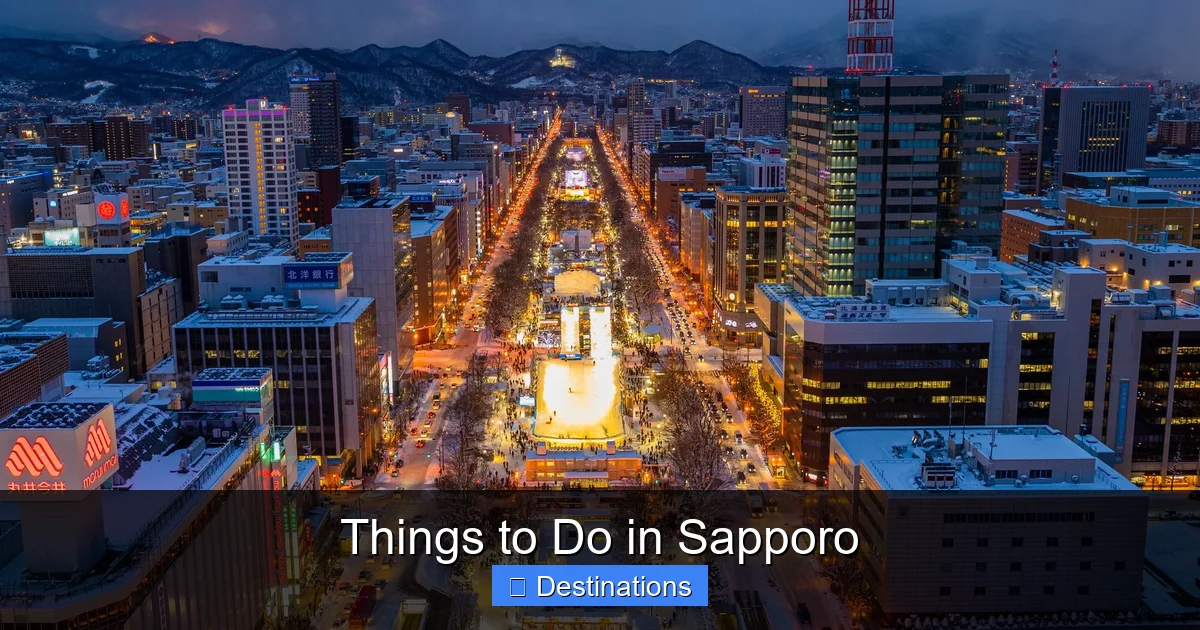 Things to Do in Sapporo