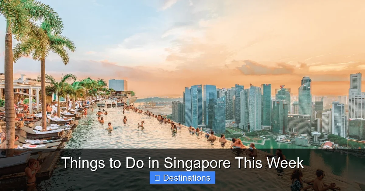 Things to Do in Singapore This Week