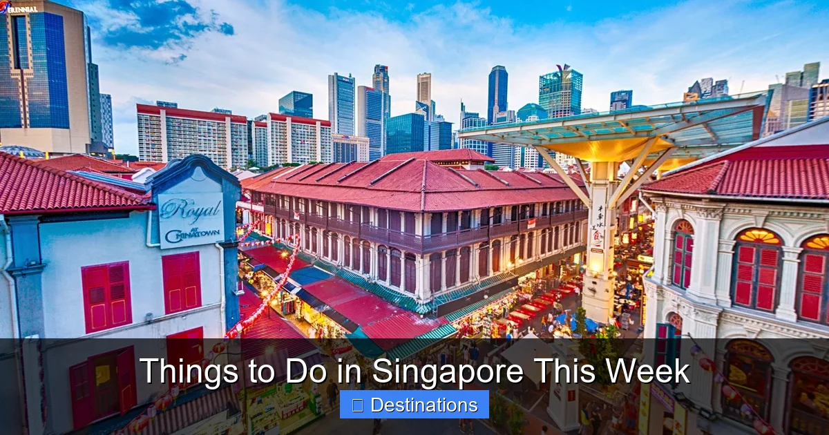 Things to Do in Singapore This Week