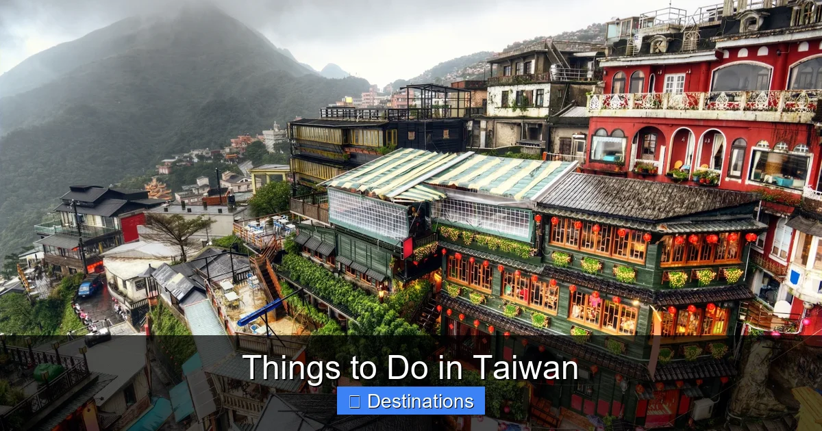 Things to Do in Taiwan