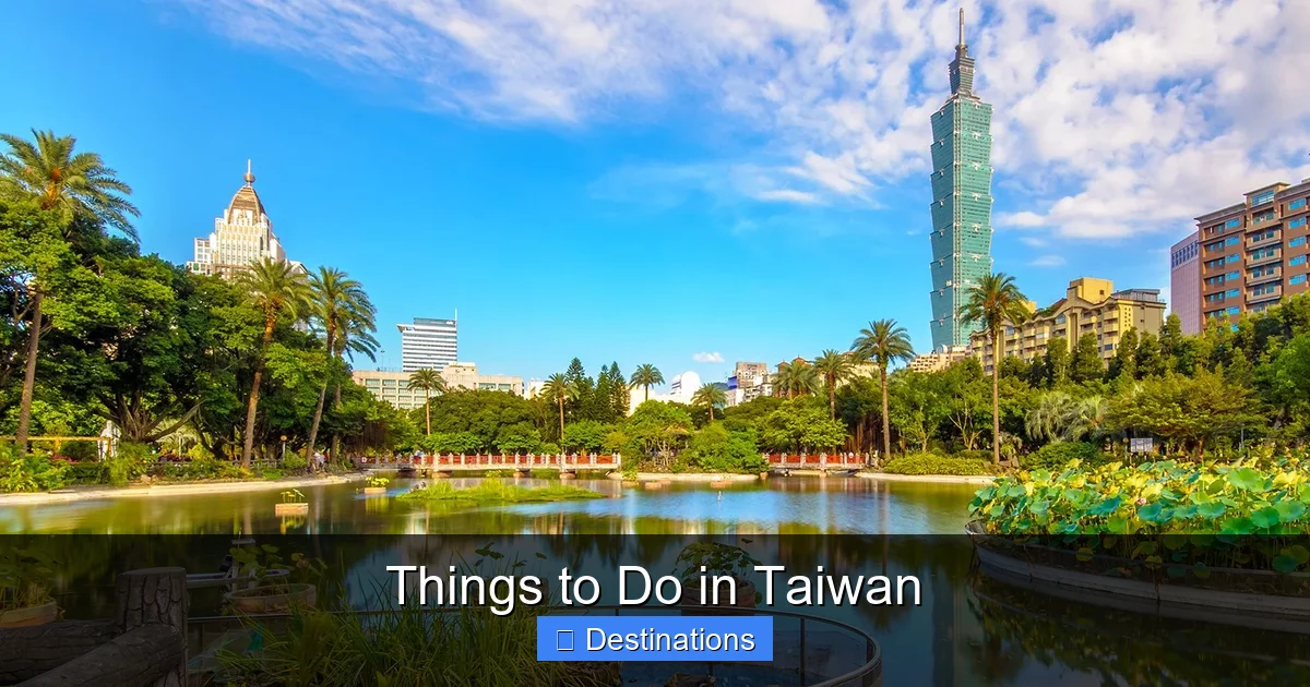 Things to Do in Taiwan