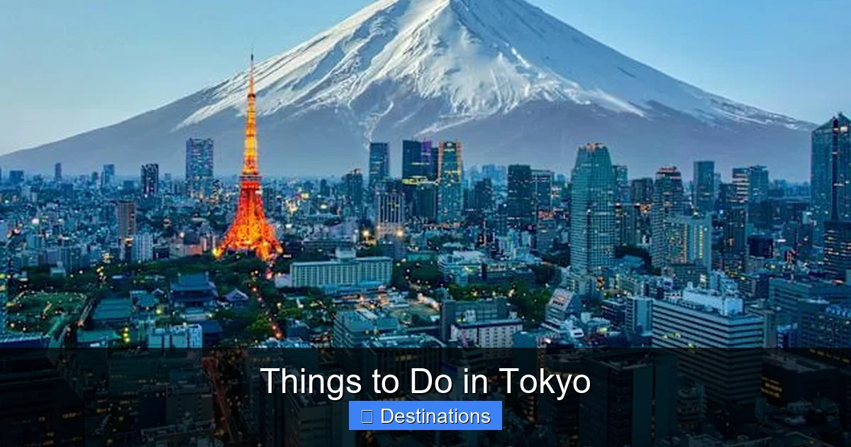 Things to Do in Tokyo