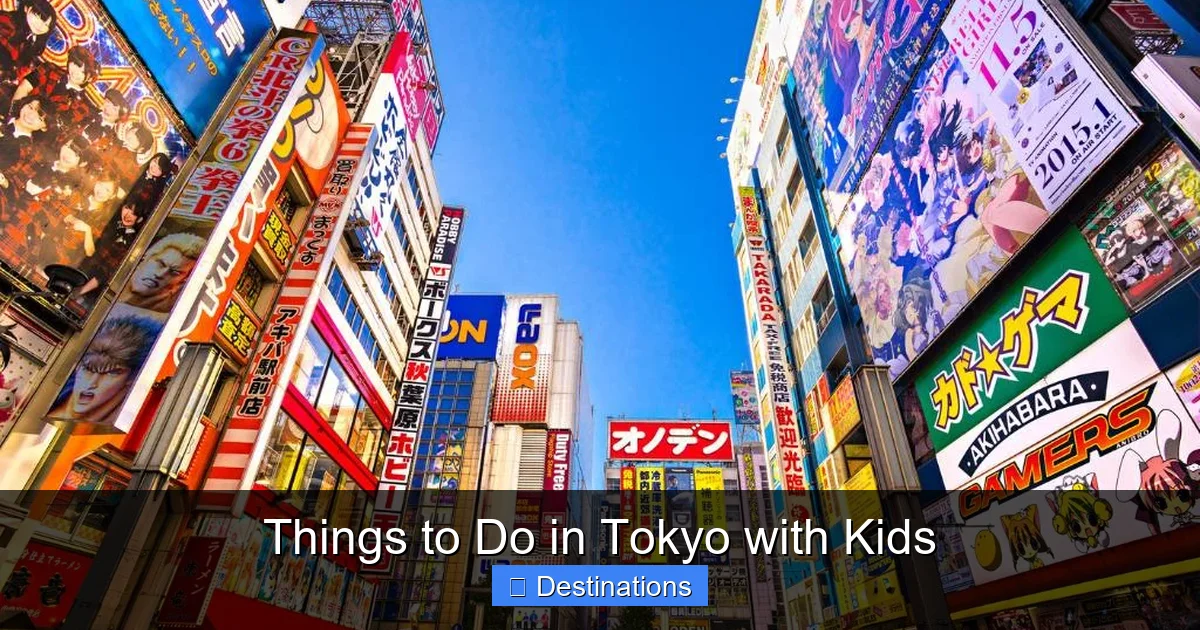 Things to Do in Tokyo with Kids