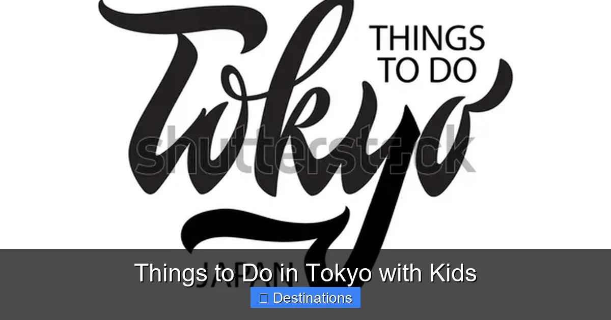 Things to Do in Tokyo with Kids
