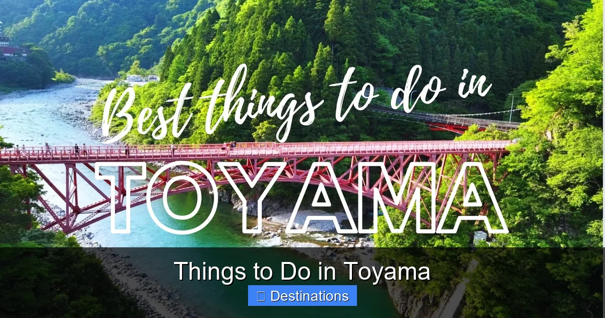 Things to Do in Toyama