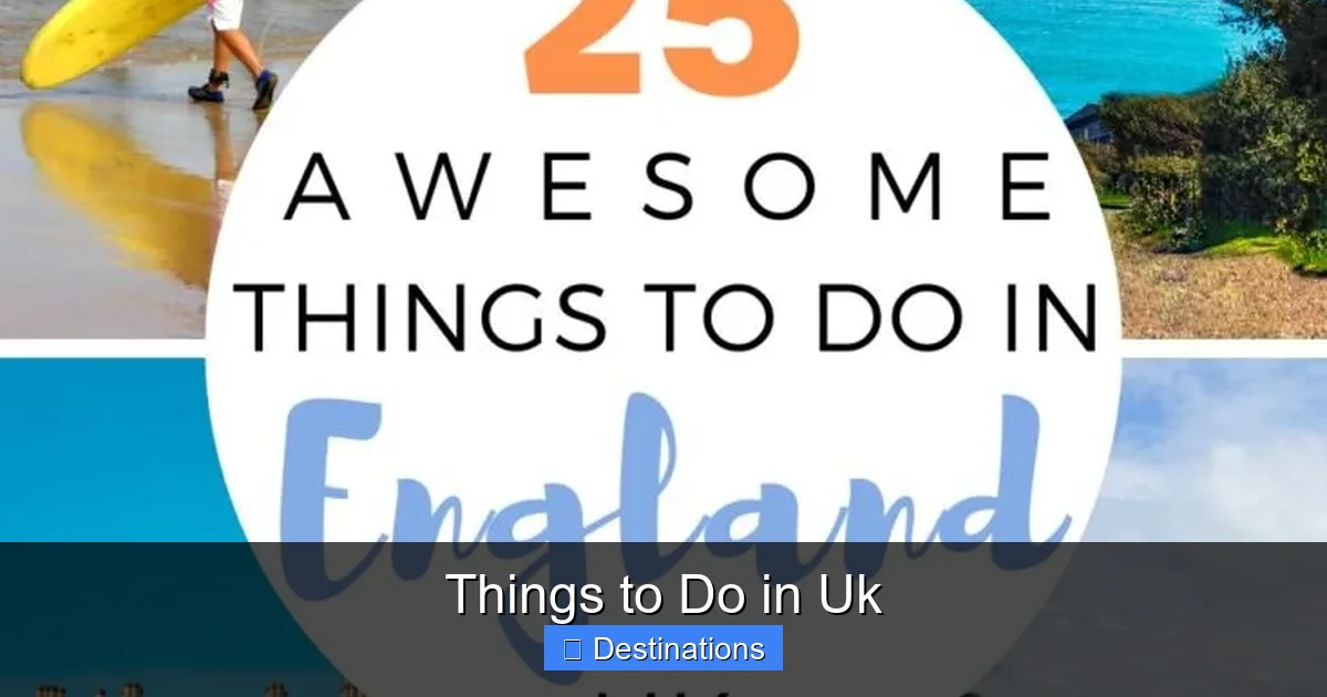 Things to Do in Uk