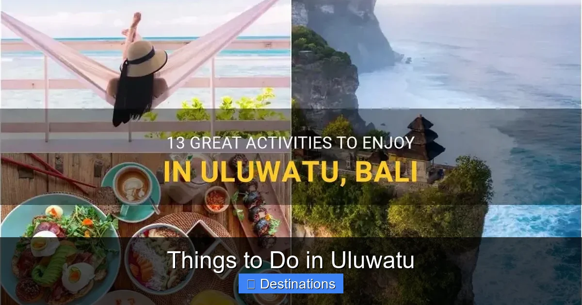 Things to Do in Uluwatu