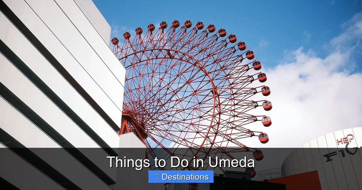 Things to Do in Umeda