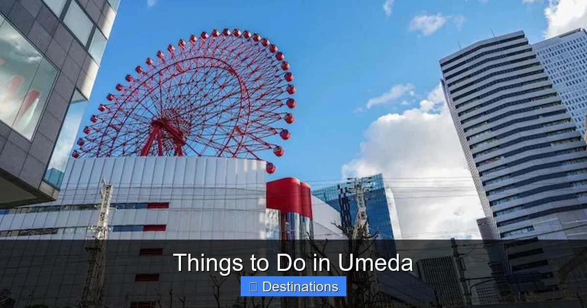 Things to Do in Umeda