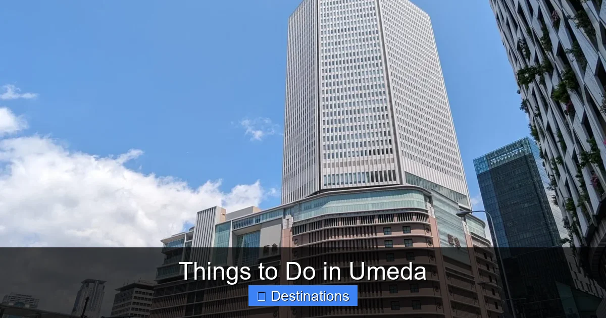 Things to Do in Umeda
