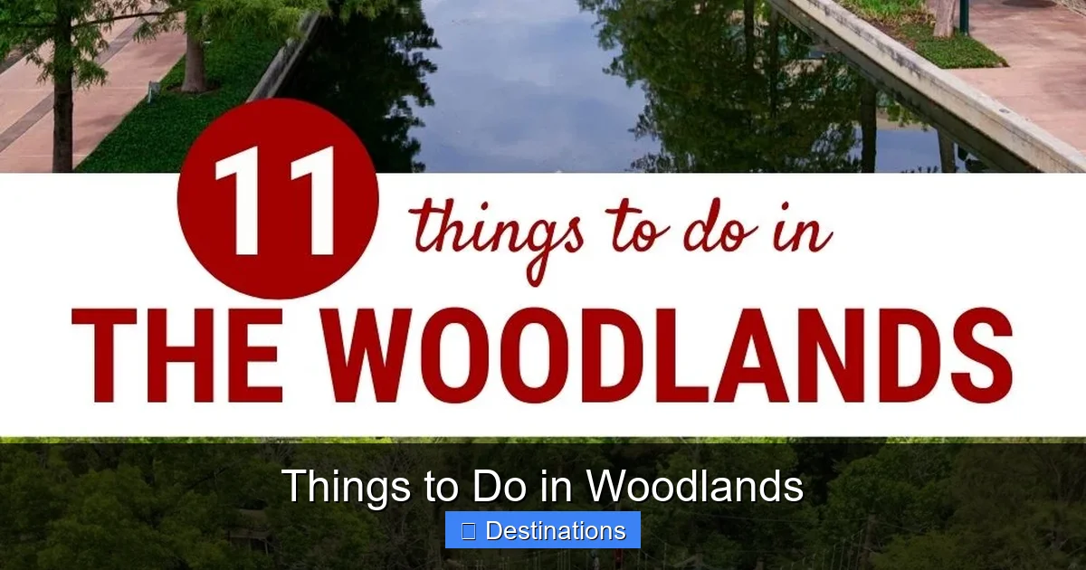 Things to Do in Woodlands