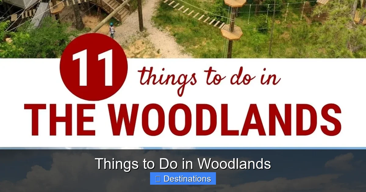 Things to Do in Woodlands