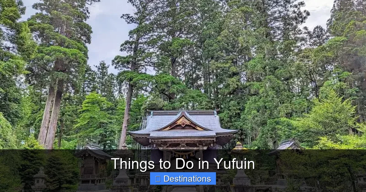 Things to Do in Yufuin