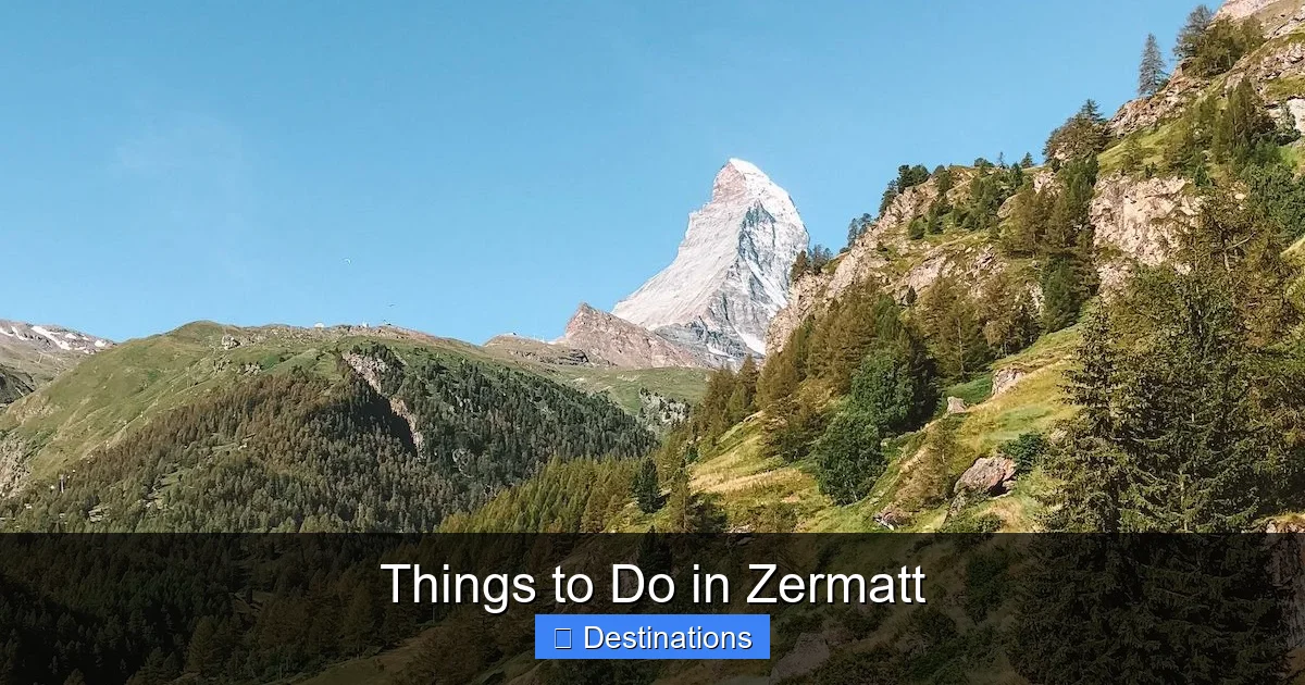 Things to Do in Zermatt