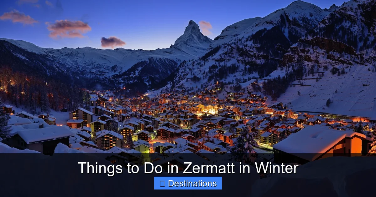 Things to Do in Zermatt in Winter