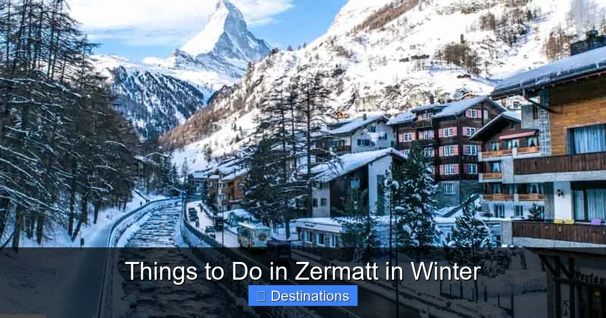 Things to Do in Zermatt in Winter