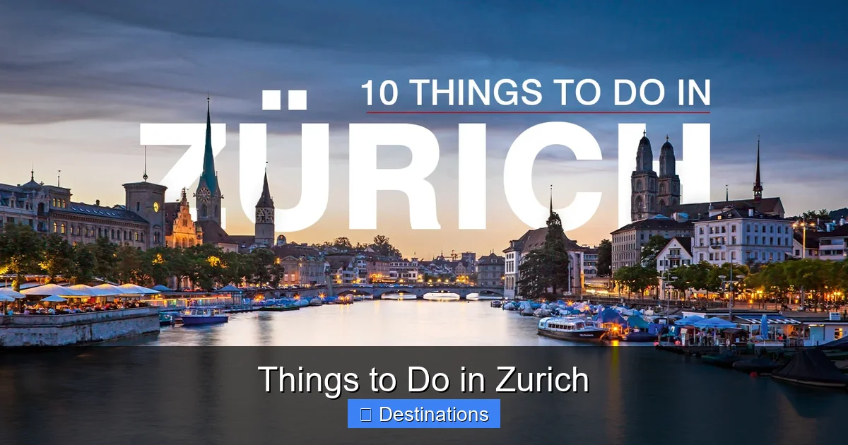Things to Do in Zurich