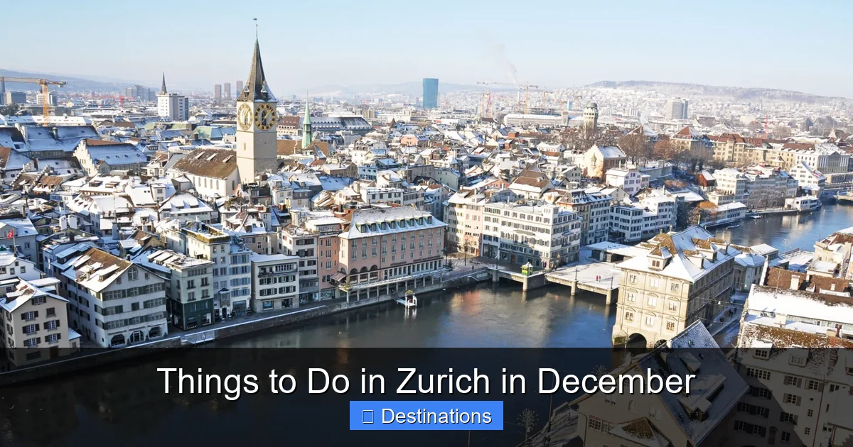 Things to Do in Zurich in December