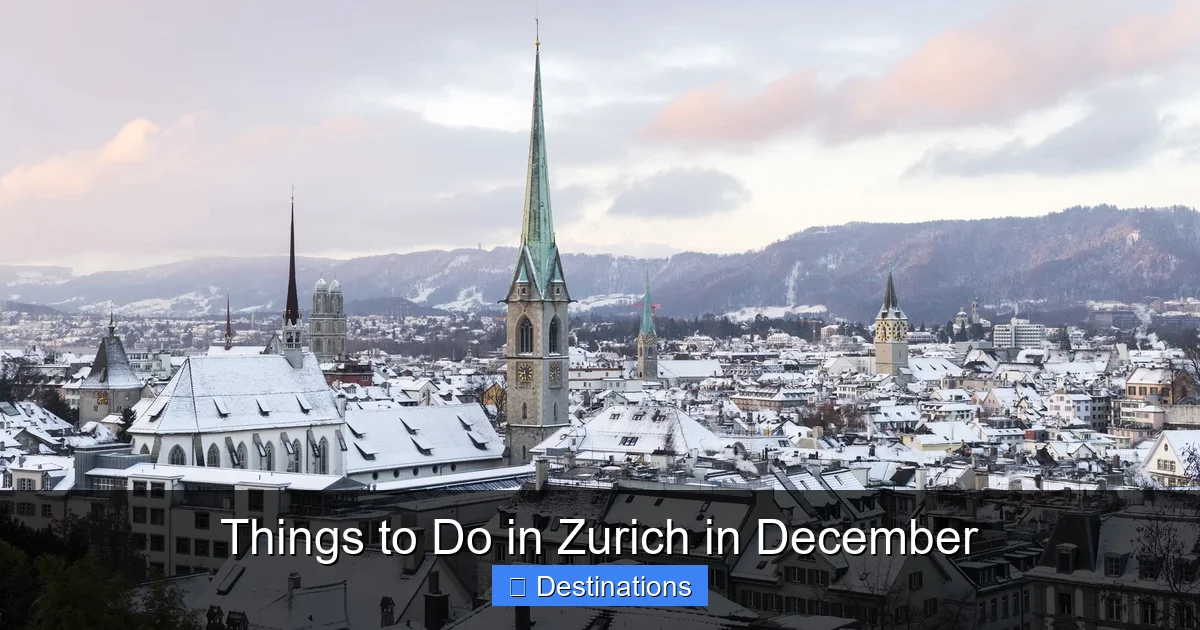 Things to Do in Zurich in December