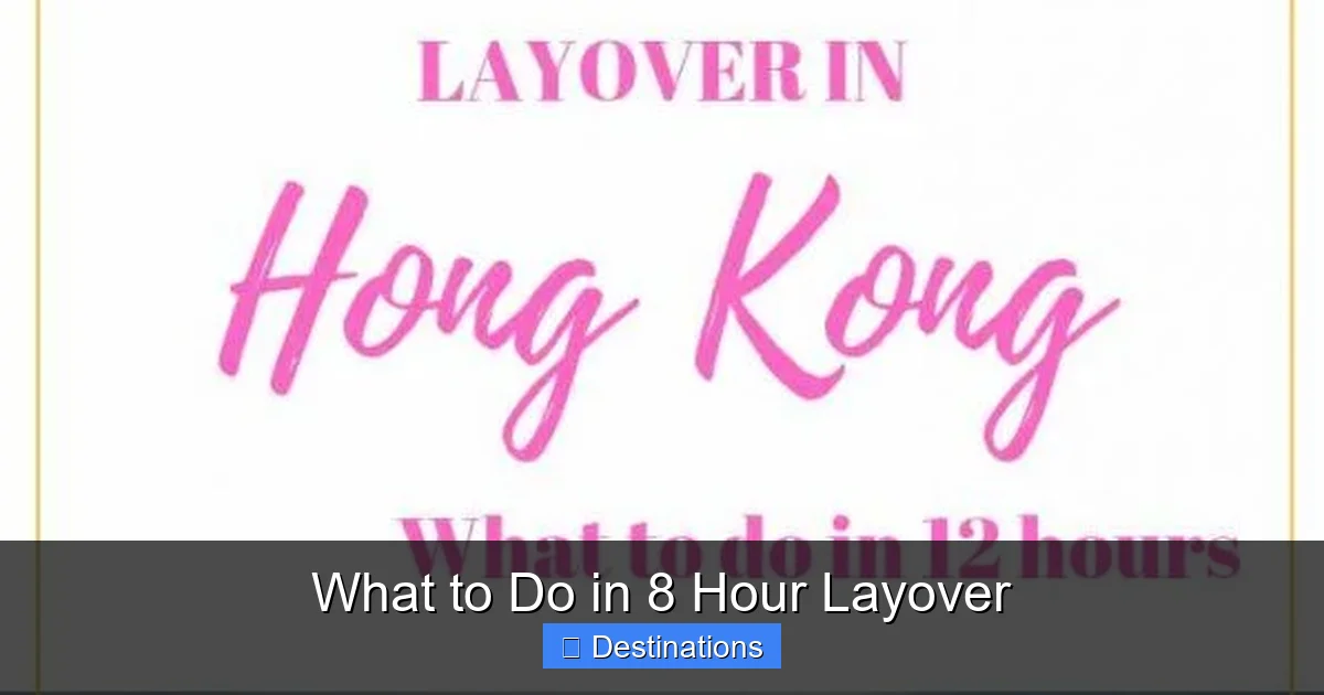 What to Do in 8 Hour Layover